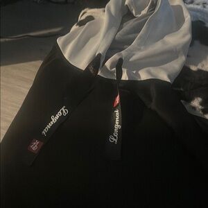 Longmai Black and Gray Hoodie